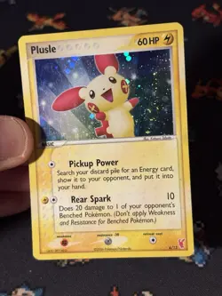 Pokemon Cards Plusle 6/12 Holo Deck Exclusive Promo - (LP) *SWIRL* - Image 2