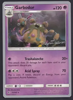 GARBODOR 51/145 - Magnus Pedersen - 2018 World Championship - POKEMON CARD - NM - Image 3