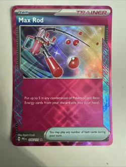 Max Rod 116/131 NM/M Prismatic Evolutions Pokemon Card - Image 1