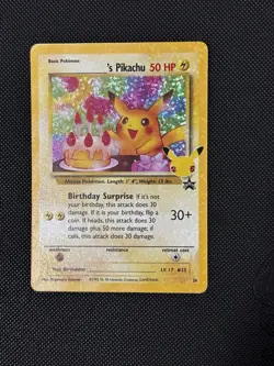 Pokemon TCG Birthday Pikachu Trading Card #24 Celebrations Classic Collection - Image 2