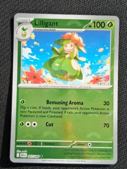 Lilligant Pokeball 007/086 Black Bolt Pokemon Card TCG NEAR MINT NM - Image 1