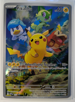Pikachu - 027 - SV: Scarlet & Violet Promo Cards (SVP) Illustration Rare - Image 1