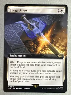 MTG / Forge Anew / LTR / #349 / Regular (Extended Art) / Rare / NM - Image 1