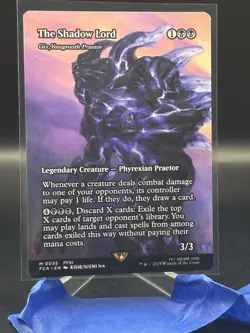 The Shadow Lord - Gix, Yawgmoth Praetor (Showcase) Final Fantasy MTG LP - Image 1