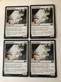 Wall Of Essence X 4 M15 NM Condition See Pics Front/back - Image 1