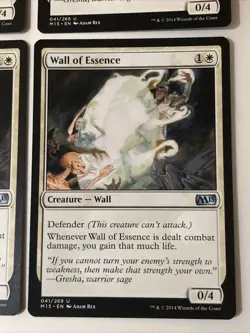 Wall Of Essence X 4 M15 NM Condition See Pics Front/back - Image 2