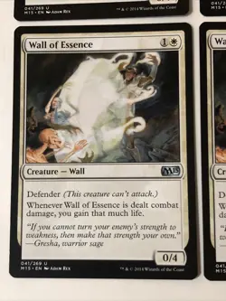 Wall Of Essence X 4 M15 NM Condition See Pics Front/back - Image 3