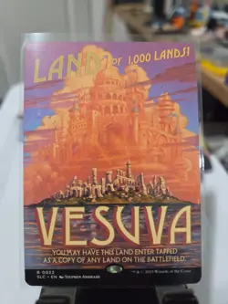 Vesuva NON-foil |NM| Encyclopedia Secret Lair Magic MTG - Image 1