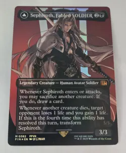 Sephiroth, Fabled SOLDIER (0382) (Borderless) Final Fantasy Foil - Image 1