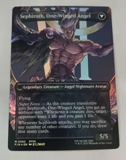 Sephiroth, Fabled SOLDIER (0382) (Borderless) Final Fantasy Foil - Image 2