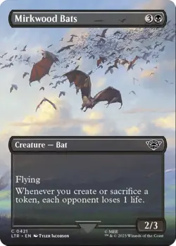 MTG Mirkwood Bats Lord of the Rings C Creature Bat NM - Image 1