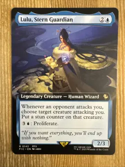 Lulu, Stern Guardian Extended Full Art | MTG Final Fantasy Commander FIC 143 - Image 1