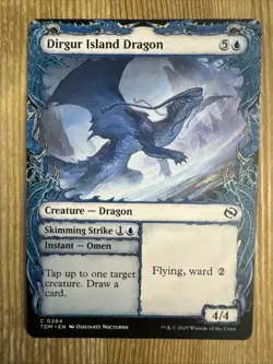 Dirgur Island Dragon Skimming Strike - NON Foil Showcase TDM NM MTG - Image 1