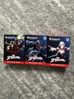 NYCC PAX West 2025 Magic The Gathering Spiderman 3 Welcome Deck Set - Image 1