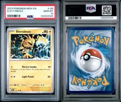 2023 Pokemon Scarlet & Violet 151 - ELECTABUZZ #125 - PSA 10, Gem Mint - Image 3