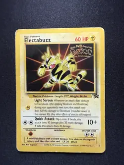 Pokemon TCG Electabuzz Black Star Promo 2 RAW - Image 1