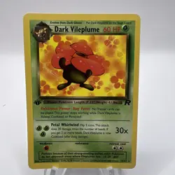 2000 Pokemon Team Rocket First Edition Dark Vileplume #30/82 - Image 1