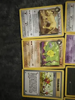 Pokemon Team Rockets Non Holo Rares - Image 4