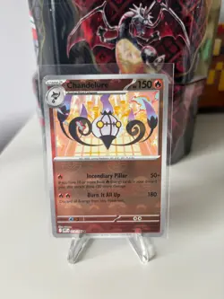 Pokemon - Chandelure - 018/086 - Poke Ball Holo - S&V White Flare - NM - Image 1