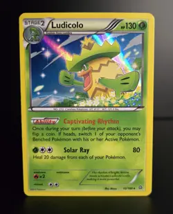 Pokemon TCG - LUDICOLO - 12/160 - HOLO - RARE - XY: PRIMAL CLASH (2015) - LP - Image 1