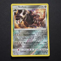 Pokemon - Stolloss 67/111 - Reverse Holo - Aufziehen der Sturmrote - Deutsch - Image 1