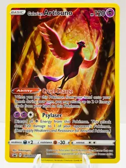 Pokemon Galarian Articuno SWSH282 Sword & Shield BLACK STAR PROMO - Image 2