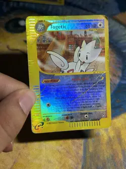 Togetic 39/147 Reverse Holo Rare Aquapolis Pokemon E Reader Series Pokemon HP - Image 3