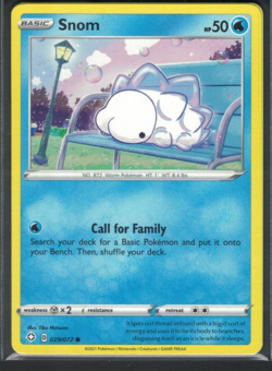 Pokemon Shining Fates Snom 29/72 Common LP - Image 1