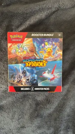 Pokemon TCG Scarlet & Violet Surging Sparks Booster Bundle 6 Packs, New Sealed - Image 1
