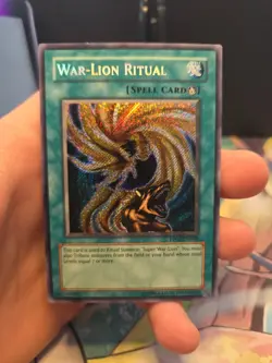 Yu-Gi-Oh War-Lion Ritual Secret Rare PP02-EN002 Premium Pack 2 LP - Image 3