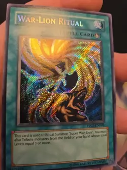 Yu-Gi-Oh War-Lion Ritual Secret Rare PP02-EN002 Premium Pack 2 LP - Image 4
