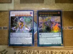YUGIOH D/D/D SUPER DOOM KING DARK ARMAGEDDON + BRIGHT ARMAGEDDON BLLR ULTRA 1ST - Image 1