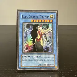 LP - Ruin, Queen of Oblivion - 1st Super - SOI-EN034 - Yu-Gi-Oh - Image 1
