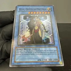 LP - Ruin, Queen of Oblivion - 1st Super - SOI-EN034 - Yu-Gi-Oh - Image 4