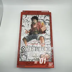 One Piece Card Game Starter Deck ST-01 STRAW HAT CREW English OPTCG SEALED 811039038366 - Image 1