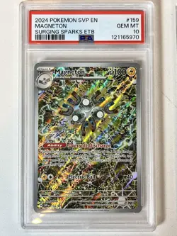 PSA 10 Magneton 159 Surging Sparks Etb - Promo Pokemon TCG Card - Image 1