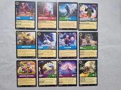 200+ LORCANA RARE/SUPER RARE CARDS LOT. INFINITY PLAY. CARDS FROM 1ST - FABLED - Image 1