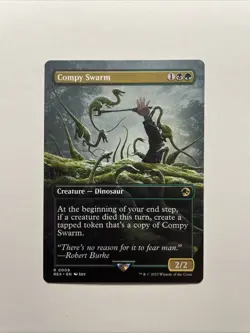 Compy Swarm Borderless Universes Beyond Jurassic Park World Collection 0009 Card - Image 1