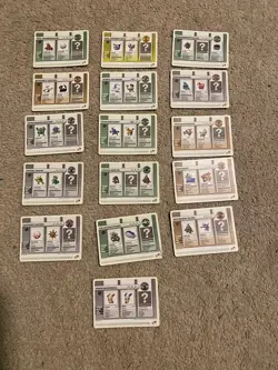 Lot of Pokemon Battle Card E Reader Ruby Gameboy Advance 2003 Battle Record Card - Image 1