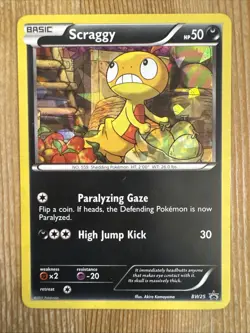 Scraggy - BW25 - Pokemon Black & White Promo Ultra Rare Holo Card NM - Image 1