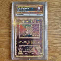 Ancient Mew ACE 9 Mint 2000 Promo Card. Graded Pokemon Card. - Image 1