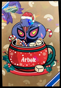Arbok Ice Holo Pokemon 2024 Card Database Merry Christmas - Image 1