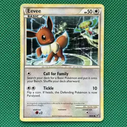 Eevee 48/90 Pokemon TCG Undaunted 2010 Pokemon Common Card - Image 1