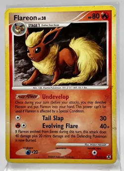 Flareon 19/111 Pokemon Card 2009 Rising Rivals MP - Image 1