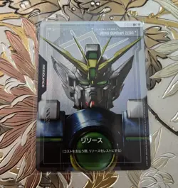 Gundam Card Game Japanese Wing Gundam Zero C+ Resource GD01 R-004 - Image 1