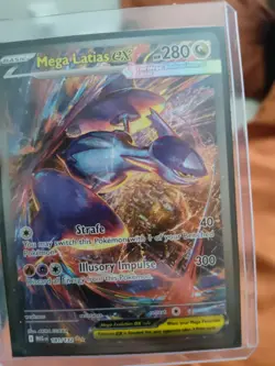 Pokemon Mega Evolution M Latias Card EX Ultra Rare Holo Mint - Image 2