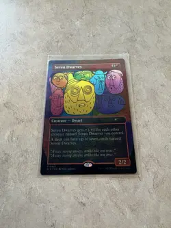 1x - Seven Dwarves (0819) - Secret Lair Drop Foil FLOWER POWER NM CARD MTG - Image 1