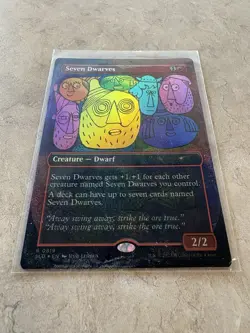 1x - Seven Dwarves (0819) - Secret Lair Drop Foil FLOWER POWER NM CARD MTG - Image 2