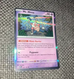 Pokemon TCG Mr. Mime Holo Rare 151 122/165 Scarlet & Violet Card Mint - Image 1