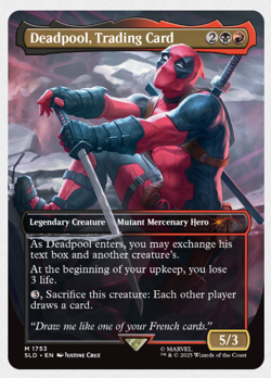 Magic: The Gathering Secret Lair x Deadpool non-Foil MARVEL - Image 2